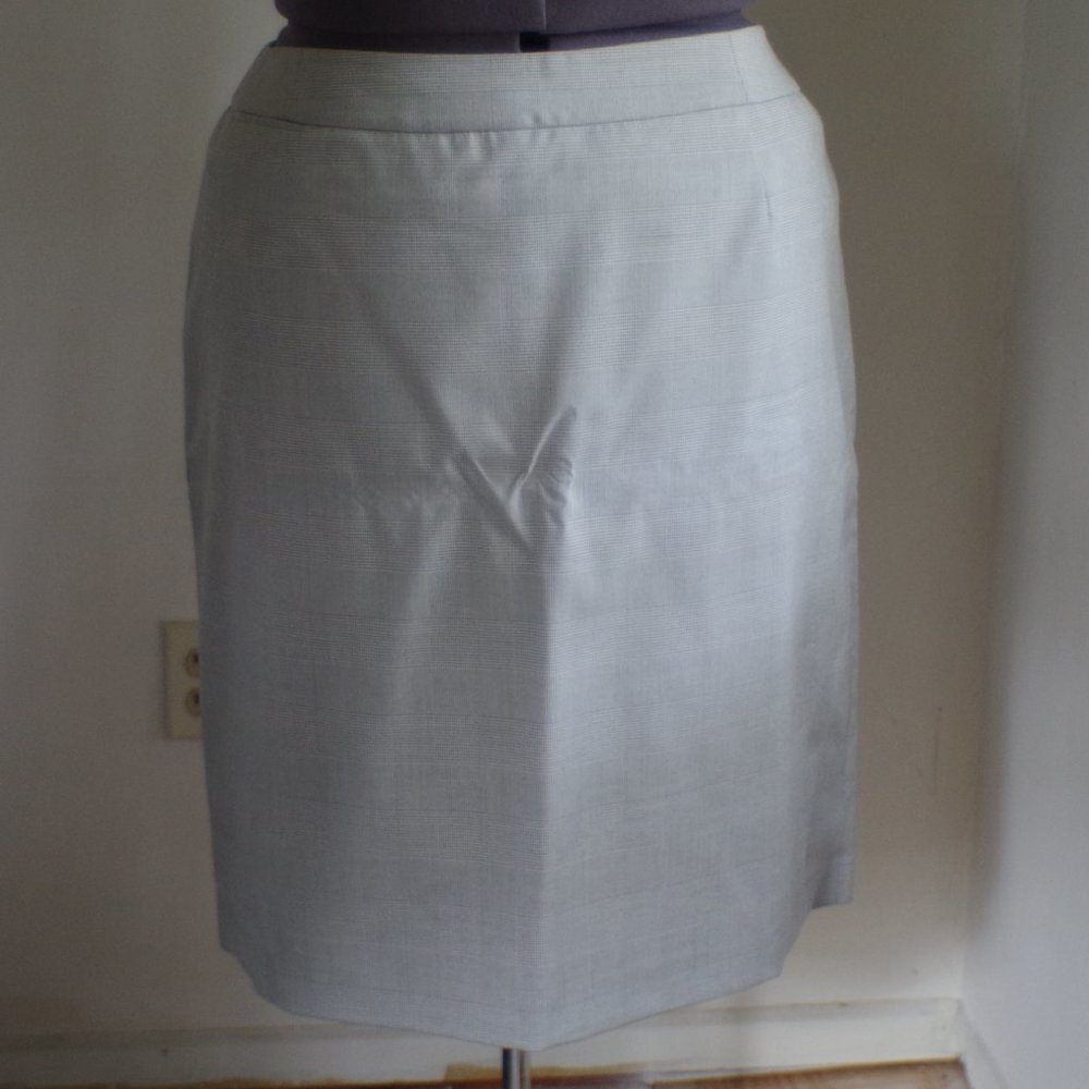 Calvin Klein Plaid Pencil Skirt 24W